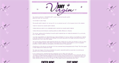Desktop Screenshot of amyvirgin.com